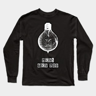 Vintage Lightbulb Let's Get Lit Long Sleeve T-Shirt